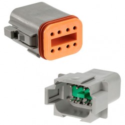 NARVA DT DEUTSCH CONNECTOR KIT M/F 8 WAY 13A RATING SIZE 16 TERMINALS