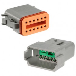 NARVA DT DEUTSCH CONNECTOR KIT M/F 12 WAY 13A RATING SIZE 16 TERMINALS