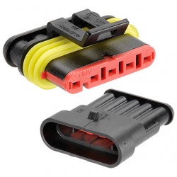 NARVA SUPER SEAL AMP CONNECTORS 5 WAY 14 AMP RATING 2-4MM2 CABLE RANGE