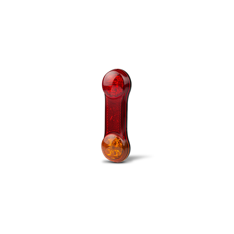 COMBINATION/TAIL LIGHTS LED TECHNOLOGIES STOP/TAIL/REFLECTOR LED 12V AMBER/RED LENS TWIN