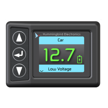 HUMMINGBIRD RF BATTERY MONITOR RECEIVER DISPLAY