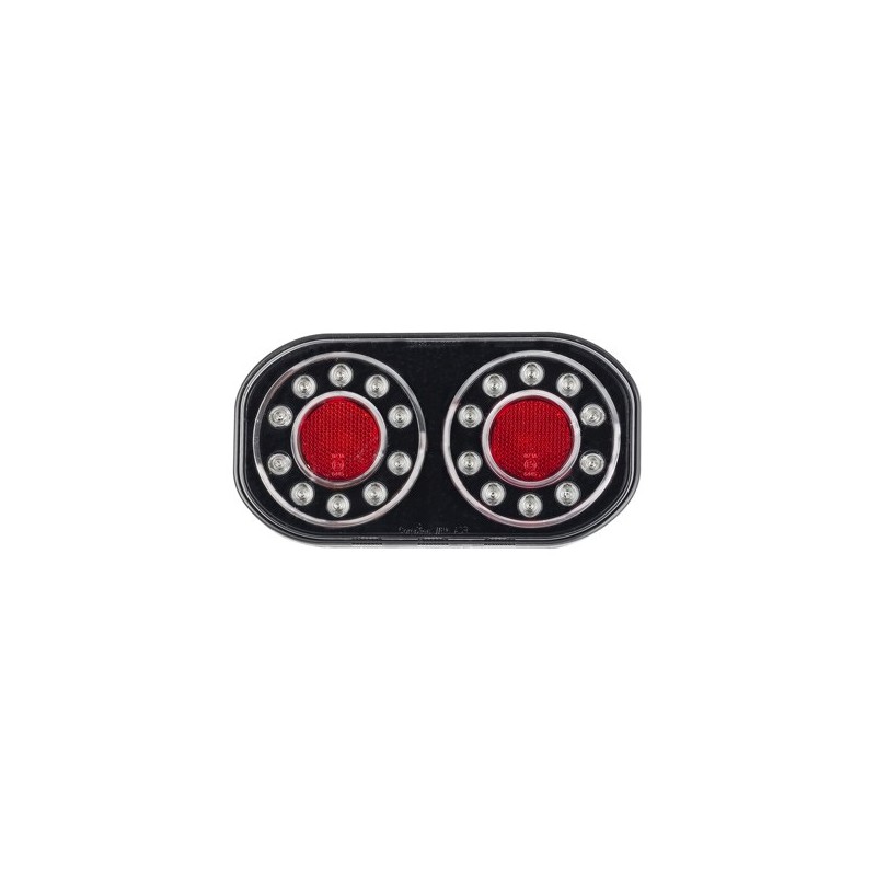 LED AUTOLAMP STOP-TAIL-INDICATOR BOAT TRAILER ROUND LAMPS