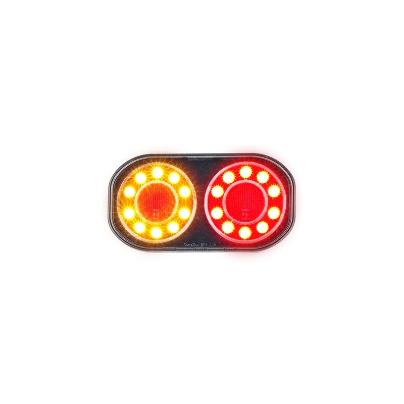 LED AUTOLAMP STOP-TAIL-INDICATOR-LICENSE PLATE BOAT TRAILER ROUND LAMPS