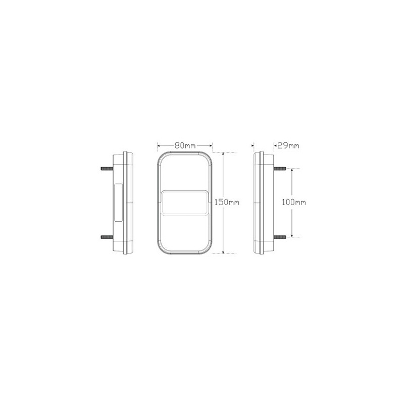 LED AUTOLAMP STOP-TAIL-INDICATOR-LICENSE PLATE-REFLECTORS