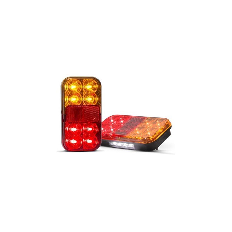 LED AUTOLAMP STOP-TAIL-INDICATOR-LICENSE PLATE-REFLECTORS WITH 10 METER LEAD