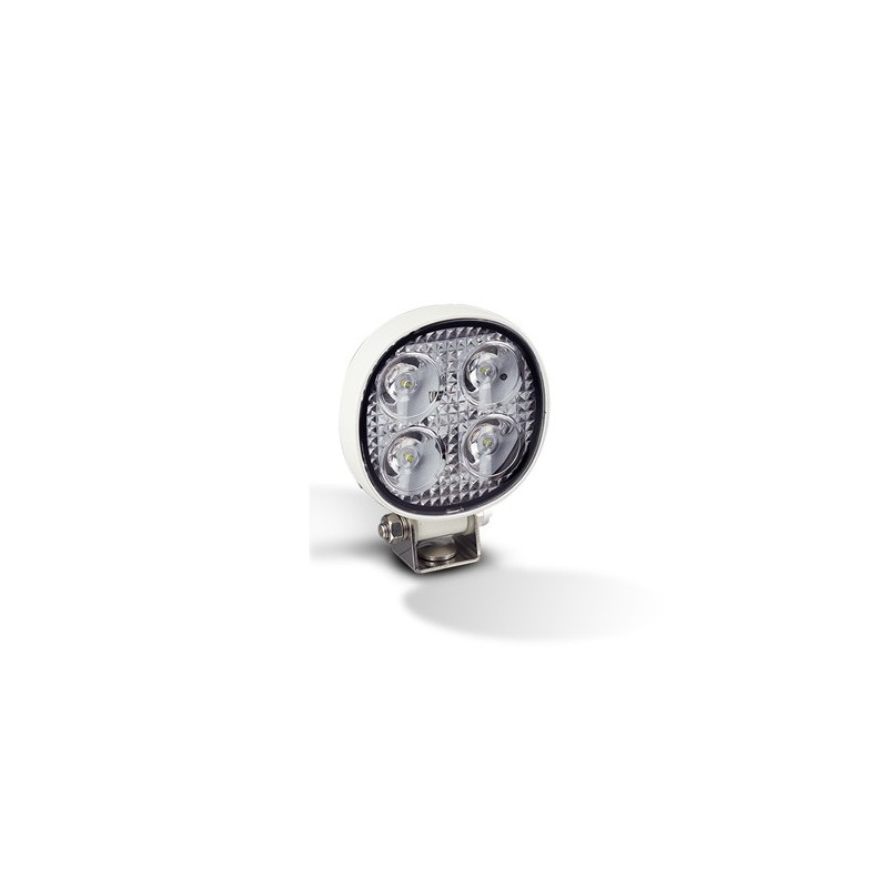LED AUTOLAMP WHITE ROUND WORK REVERSE LAMP
