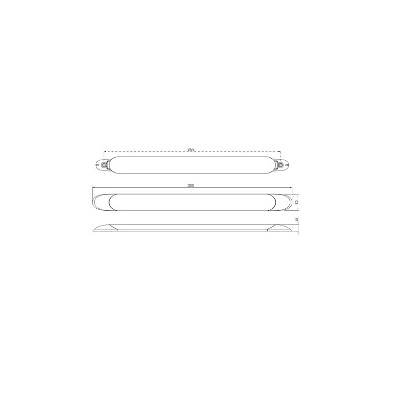 LIGHTING LED AUTOLAMP INTERIOR LIGHTS SURFACE MOUNT 12 VOLT