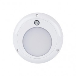 LIGHTING LED AUTOLAMP LARGE ROUND INTERIOR LAMP TOUCH SWITCH