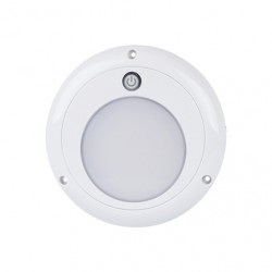 LIGHTING LED AUTOLAMP LARGE ROUND INTERIOR LAMP MOTION SENSOR