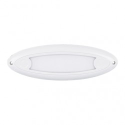 LIGHTING LED AUTOLAMP LARGE OVAL INTERIOR LAMP TOUCH SWITCH