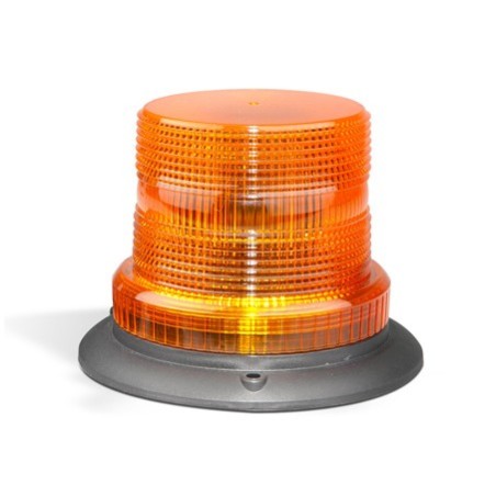 LED AUTOLAMP AMBER STROBE 130MM ROUND X 97 MM
