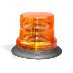LED AUTOLAMP AMBER BEACON FIXED MOUNT 11-48 VOLTS