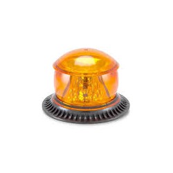 LED AUTOLAMP AMBER LENS 12-24 VOLT BEACON