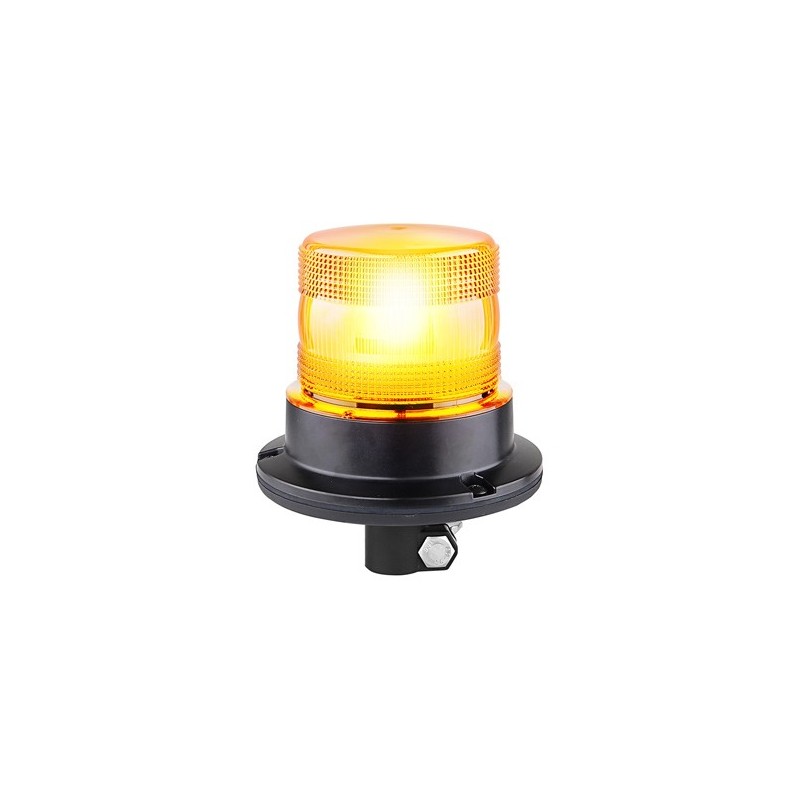 LED AUTOLAMP AMBER STROBE DIN MOUNT PLASTIC