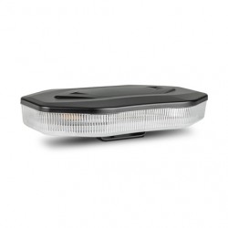 LED AUTOLAMP AMBER LIGHT BOX CLEAR LENS FIXED MOUNT
