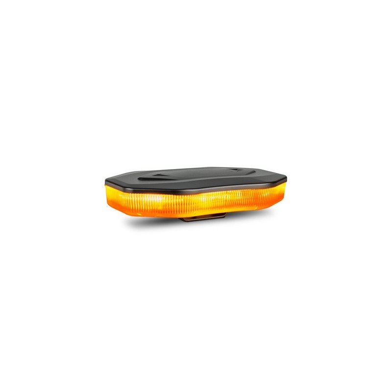 LED AUTOLAMP AMBER LIGHT BOX CLEAR LENS FIXED MOUNT