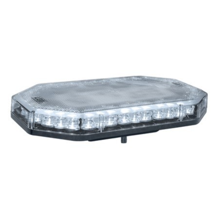 LED AUTOLAMP AMBER LIGHT BOX CLEAR LENS LOW PROFILE MOUNT