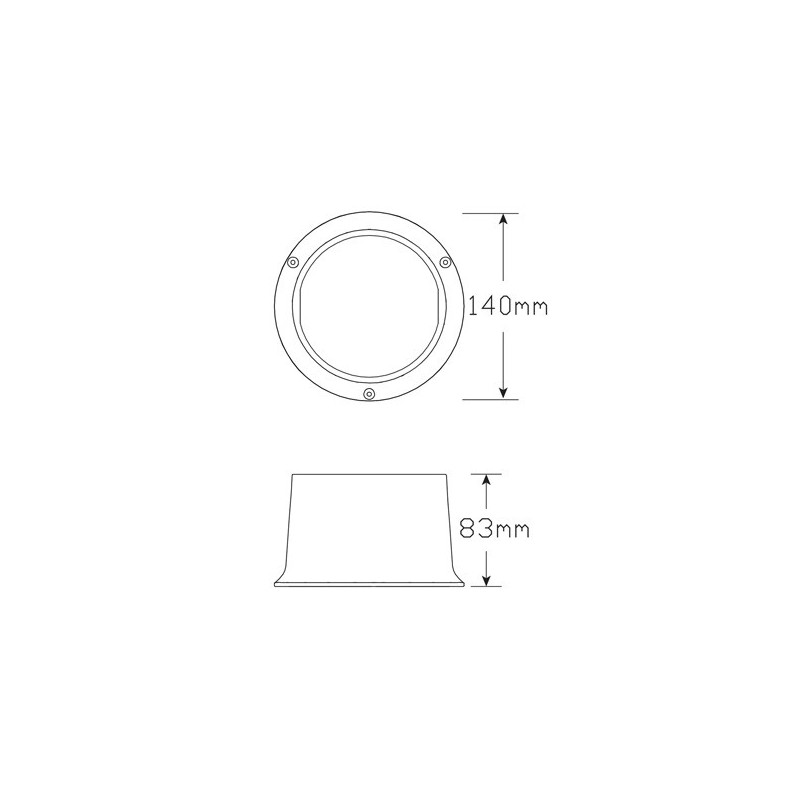 LED AUTOLAMP AMBER LIGHT SURFACE MOUNT SUIT ARROW BOARD