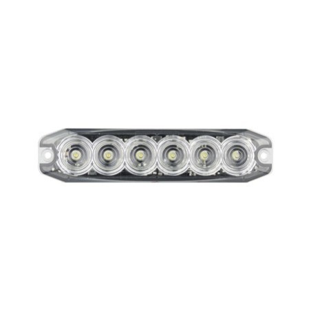 LED AUTOLAMP PERMANENT MOUNT EMERGENCY LAMP AMBER 131MM