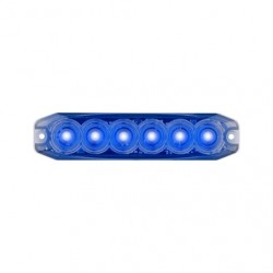 LED AUTOLAMP PERMANENT MOUNT EMERGENCY LAMP BLUE 131MM