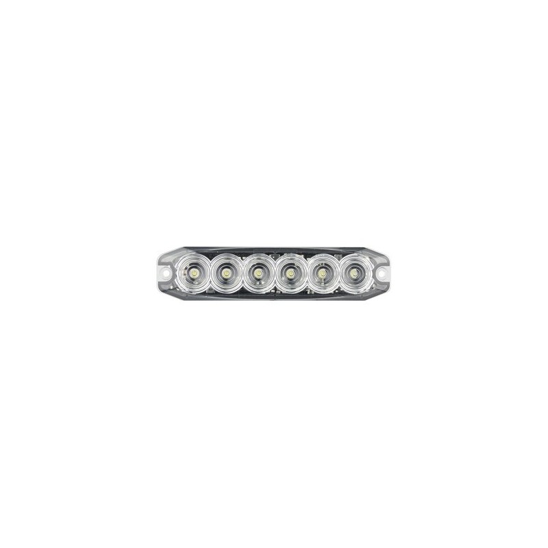 LED AUTOLAMP PERMANENT MOUNT EMERGENCY LAMP RED-BLUE 131MM