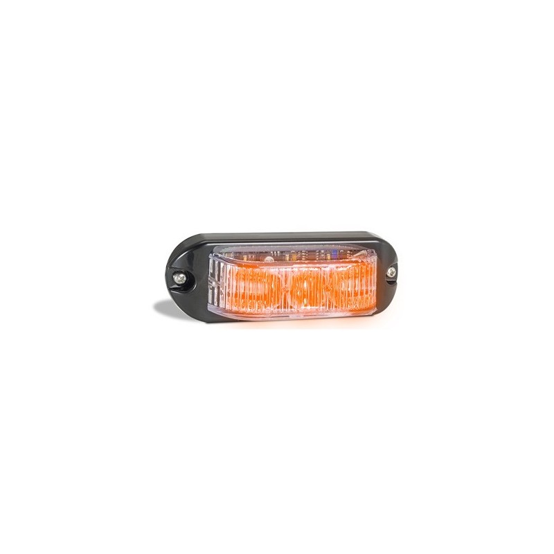 LED AUTOLAMP PERMANENT MOUNT EMERGENCY LAMP AMBER 12-24 VOLTS
