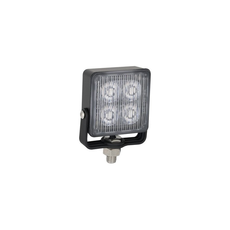 LED AUTOLAMP CLEAR LENS WORK LAMP EMERGENCY LIGHT AMBER COLOUR