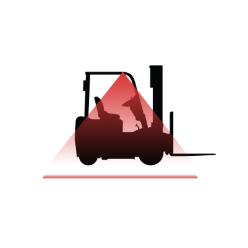 LIGHTING FORKLIFT SAFTEY LIGHT RED LINE LED