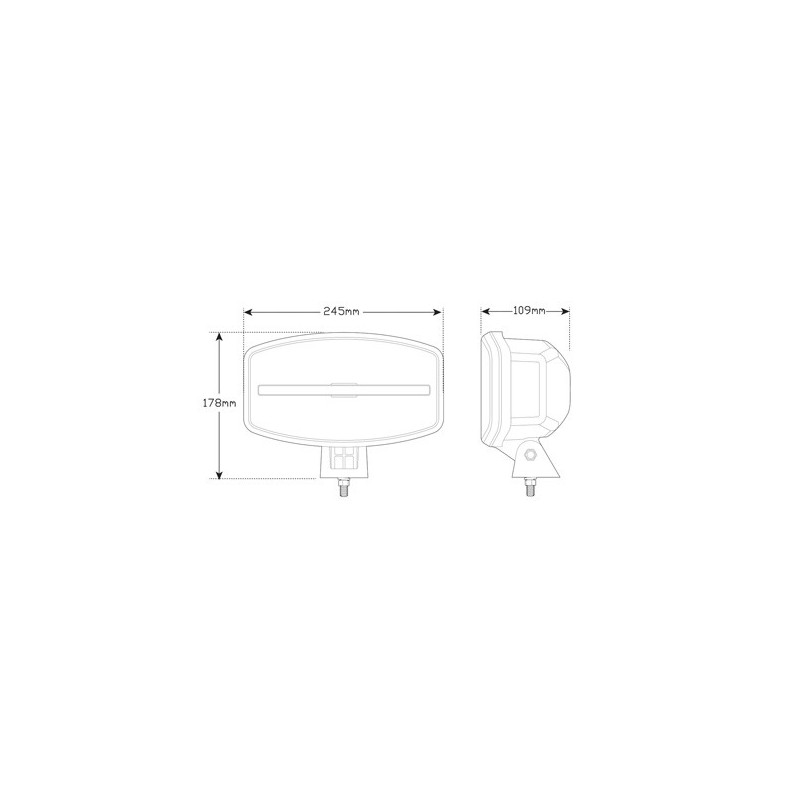 DRIVING LIGHT KIT LED AUTOLAMP  Ece & R122