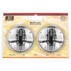 LIGHTING LED AUTOLAMP HEADLAMPS HI-LOW 7" 175MM