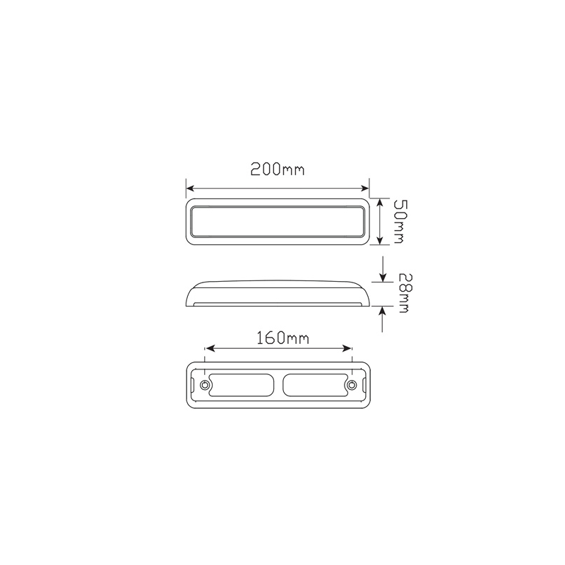 COMBINATION/TAIL  LED AUTOLAMPS LED REAR S/T/I LIGHT 12-24V