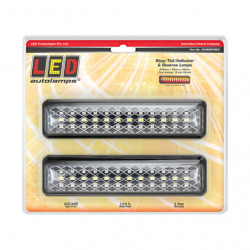 COMBINATION/TAIL  LIGHT LED TECHNOLOGIES STOP/TAIL/INDICATOR/REVERSE LED LIGHT 12/24V CLEAR LE