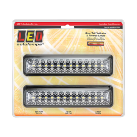 COMBINATION/TAIL LIGHT LED TECHNOLOGIES STOP/TAIL/INDICATOR/REVERSE LED LIGHT 12/24V CLEAR LE