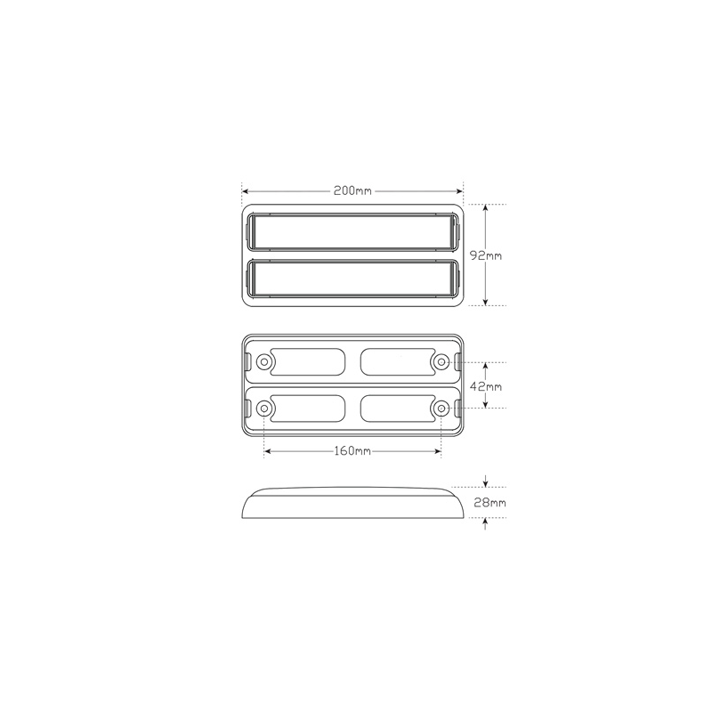 COMBINATION/TAIL  LIGHT STOP/TAIL/INDICATOR LIGHT LED 12 OR 24V