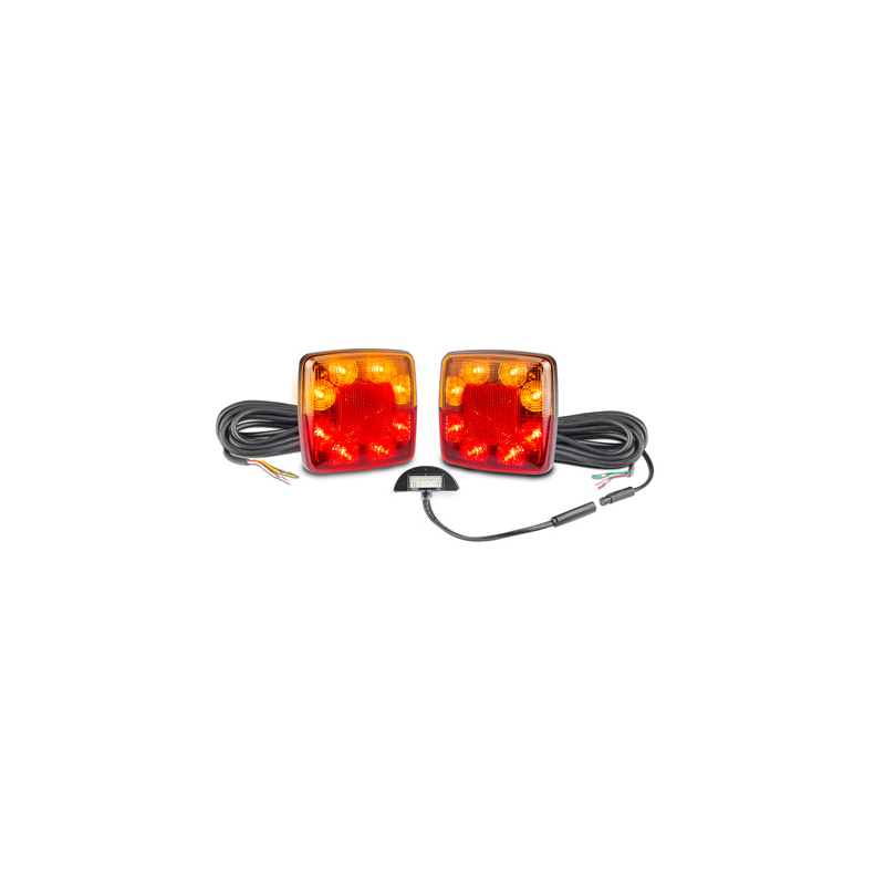 COMBINATION/TAIL  LIGHT LED AUTOLAMPS STOP/TAIL/INDICATOR/REFLECTOR LED KIT INC. LH & RH SIDE