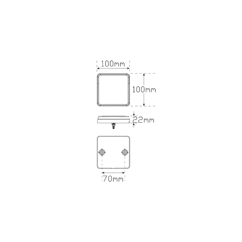 COMBINATION/TAIL LIGHT  STOP/TAIL/INDICATOR LIGHT LED 12V