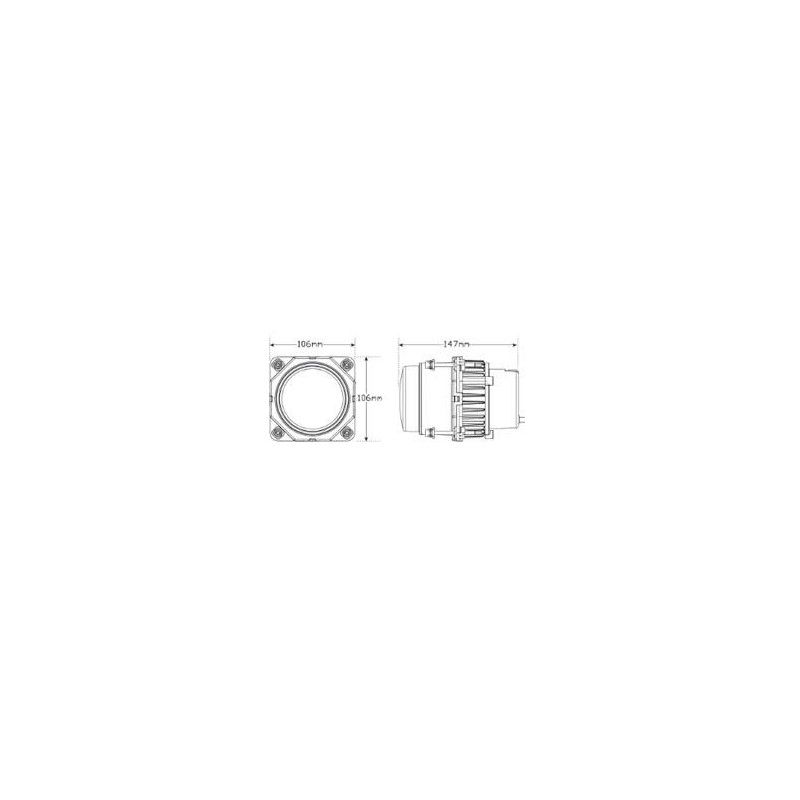 LIGHTS LED AUTOLAMPS HIGH BEAM & FRONT POSITION