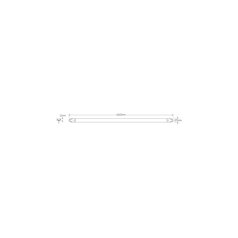 LIGHTING LED AUTOLAMP INTERIOR LAMP LOW PROFILE 662MM