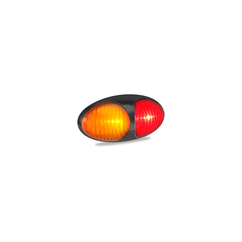 SIDE MARKERS LIGHT LED TECHNOLOGIES SIDE MARKER LED LIGHT AMBER/RED 12/24V AMBER/RED LENS