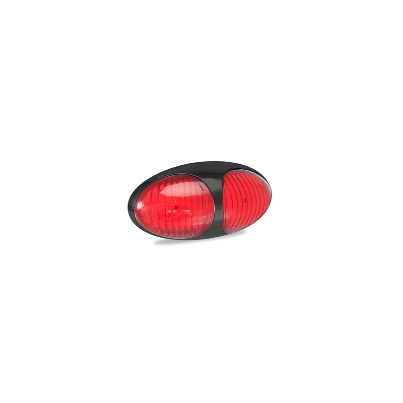 REAR MARKERS LIGHT LED AUTOLAMPS REAR END OUTLINE MARKER LED LIGHT RED/RED 12/24V RED