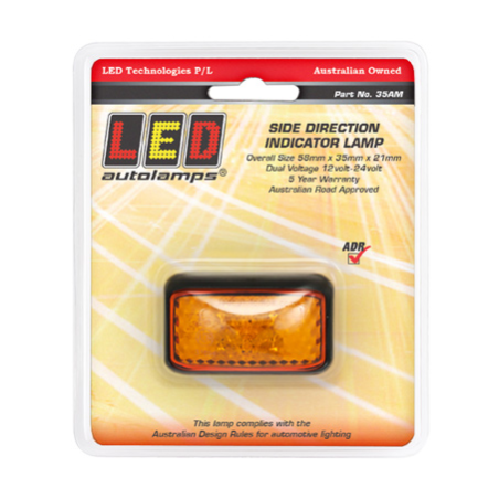LIGHT SIDE INDICATOR LAMP LED 9 TO 33V SURFACE MOUNT