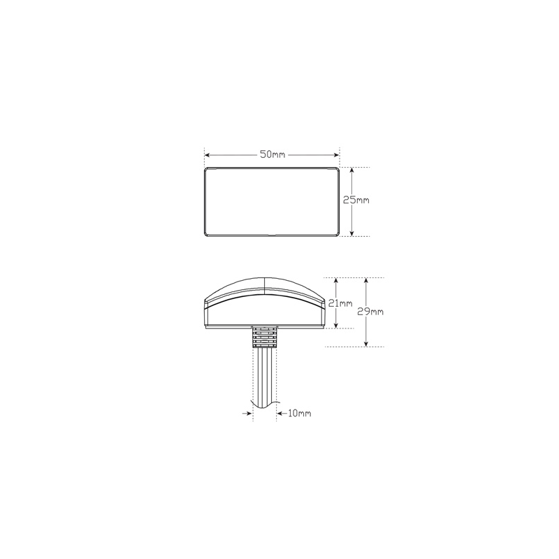 LIGHT LED AUTOLAMPS LED RED REAR END OUTLINE MARKER TWIN BLISTER