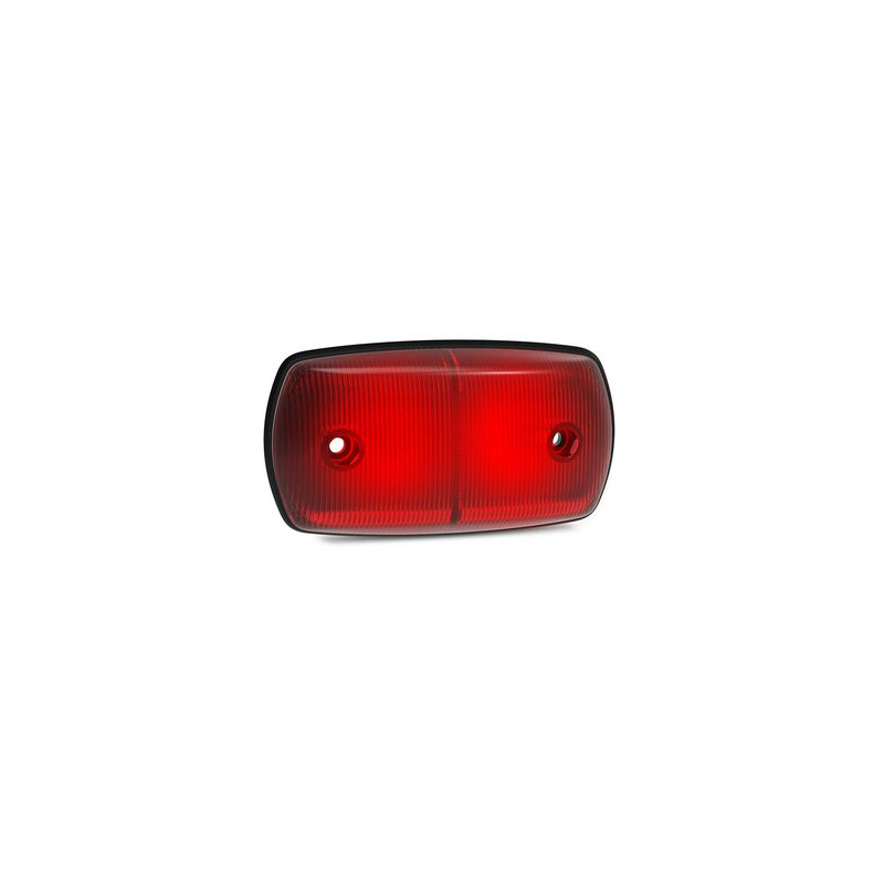 LIGHT LED AUTOLAMPS REAR END OUTLINE MARKER RED 12/24 VOLT, 120 X 69 X 20MM