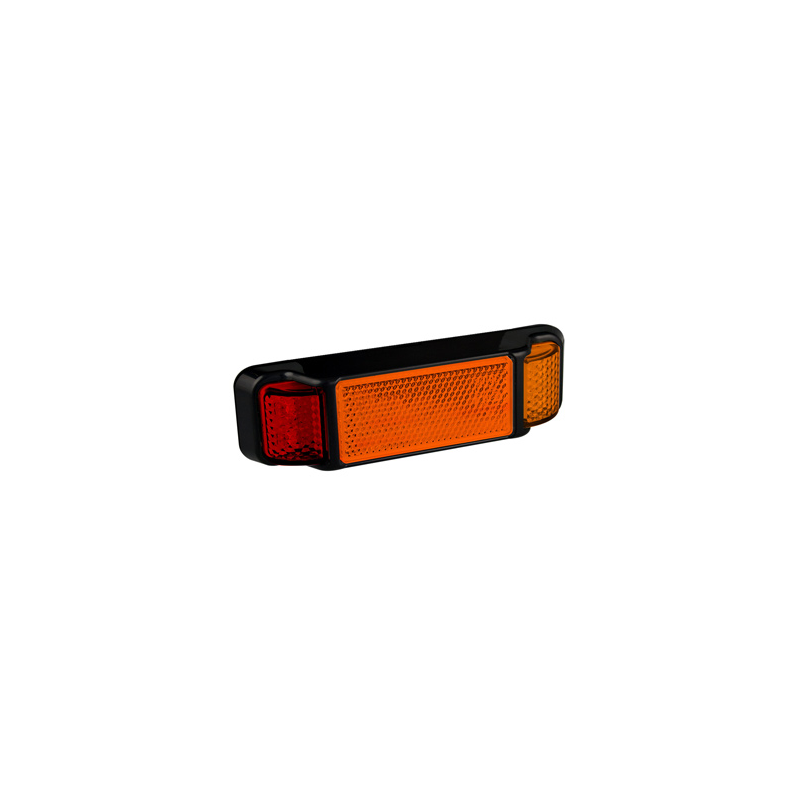 LIGHT LED AUTOLAMPS SIDE MARKER LIGHT RED/AMBER LED 12 OR 24V