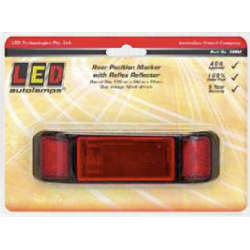 LIGHT LED AUTOLAMPS REAR MARKER LIGHT RED LED 12 OR 24V