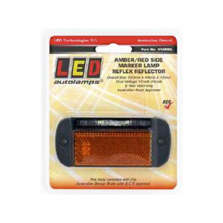 LIGHT LED AUTOLAMPS 12/24V AMB/RED RIGHT SM
