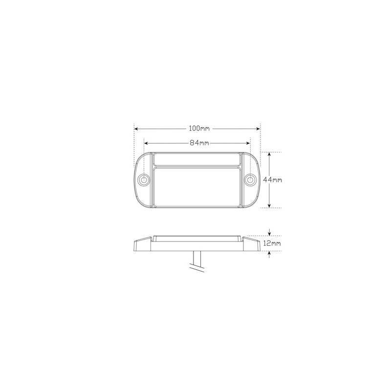 LIGHT LED AUTOLAMPS LED POSITION MARKER FRONT WHITE