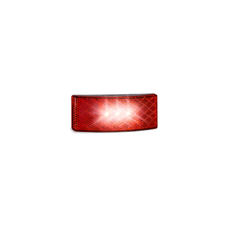 LIGHT LED AUTOLAMPS RED LED REAR MARKER WITH REFLECTOR