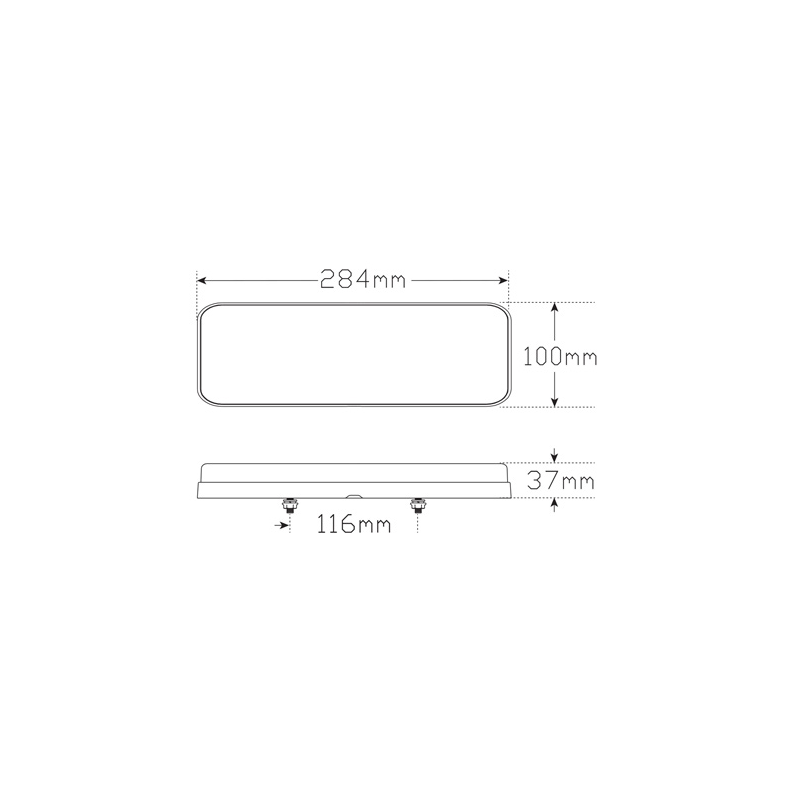 COMBINATION/TAIL LIGHT LED AUTOLAMPS STOP/TAIL/INDICATOR/REVERSE LHS & RHS