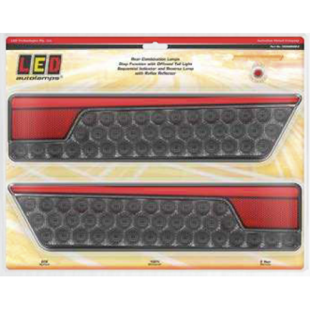 COMBINATION/TAIL LIGHT LED AUTOLAMPS STOP/TAIL/INDICATOR 12V/24